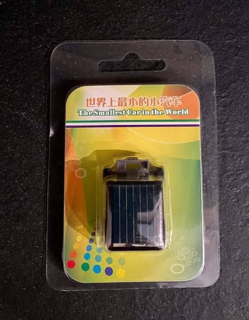 Funny Smallest Design Solar Energy Car Mini Toy Car Intelligent Car Solar Power Mini Toyr Educational Gadget Children Gift