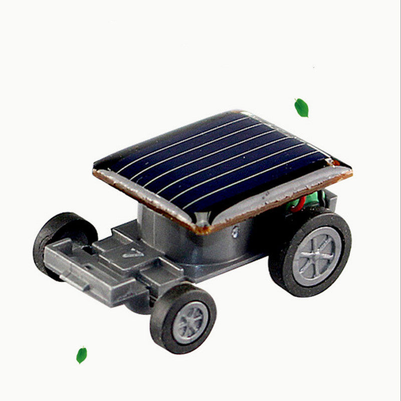 Funny Smallest Design Solar Energy Car Mini Toy Car Intelligent Car Solar Power Mini Toyr Educational Gadget Children Gift