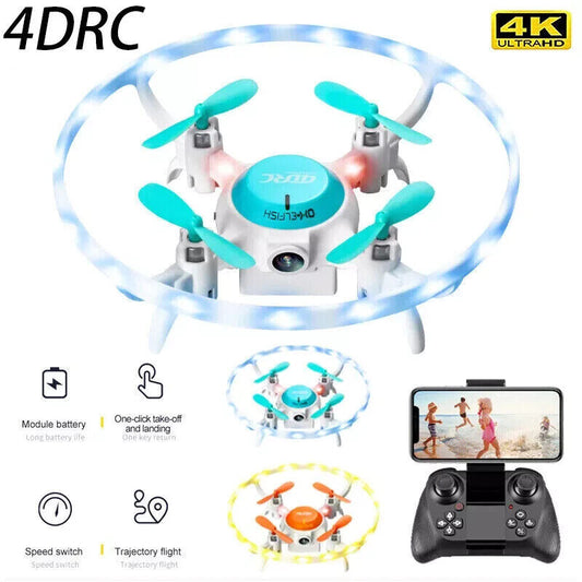 UK 4DRC V5 Kids And Beginners Mini RC Drone RC Quadcopter With 720P HD Wide Angle Camera,Drones Suitable For Children And Beginners,Logistics Is Randomly Sent By Evri,Royal Mail,Amazon Logistics